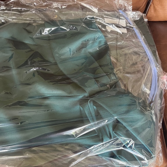 FRASCARA Custom made teal one shoulder gown originally cost $2,400.00 - Picture 2 of 4